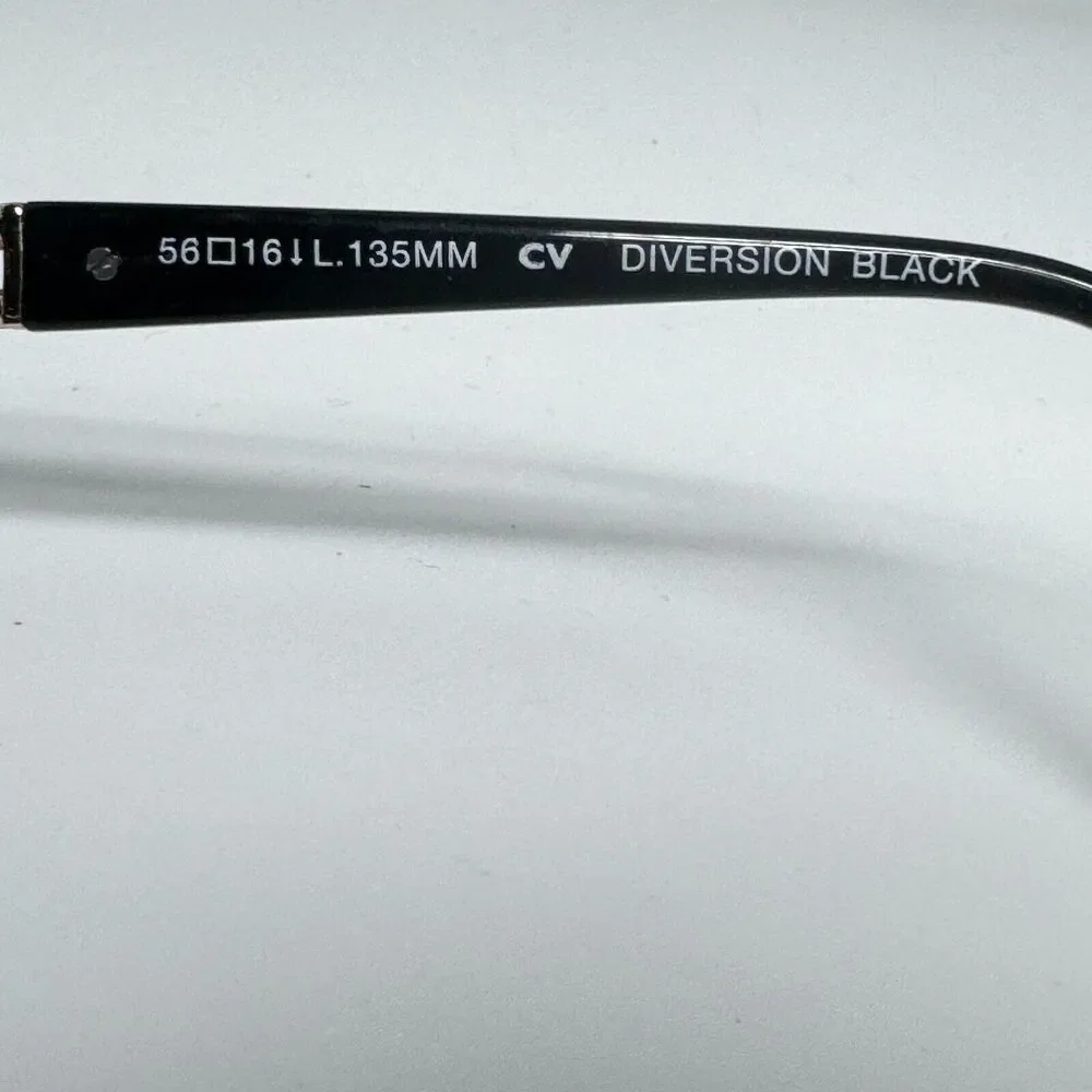 BCBGMAXAZRIA DIVERSION Black Eyeglasses Frame 56-16-135mm‎ B42mm H13488